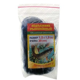 Сетка подъемника, малявница, леска; размер 1,5х1,5 м, 10 мм (0.16-0.18мм) Сетка подъемника, малявница, леска; размер 1,5х1,5 м, 10 мм (0.16-0.18мм)