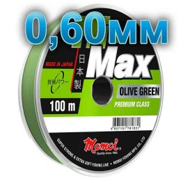 Леска рыболовная Hi-Max Olive Green; 0,60 мм; тест 30 кг; длина 100 м