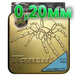 Плетеный шнур Tantal Spyder зеленый; 0,20 мм; тест 16,7 кг; длина 125 м
