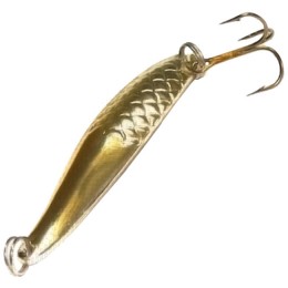 1016/3 Блесна SPIKE Рыбка,12г.(уп. 1 шт) золото глянцевое