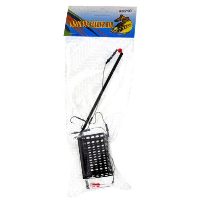 Карповый монтаж с металл. кормушкой Octopus Feeder Rig, 60 гр, от: NoBrend Китай
